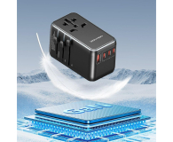 Vention Uniwersalny adapter podróżny 100W GaN 1x USB-A 3x USB-C - 1543465 - zdjęcie 2